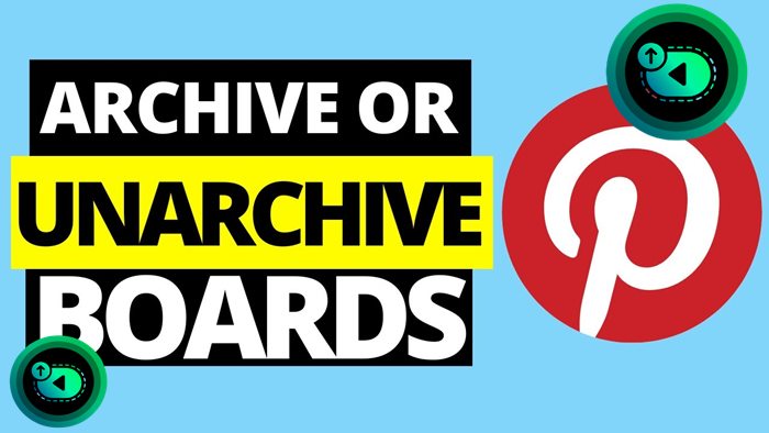Once you've archived one Pinterest Board, it will disappear from the public profile.