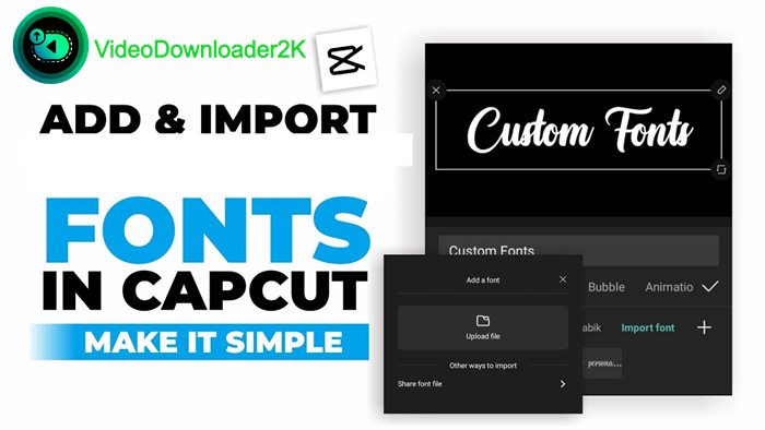 Use CapCut Fonts on Video Editor for My PC