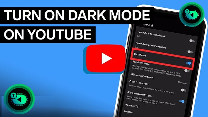 How to Enable YouTube Dark Mode!