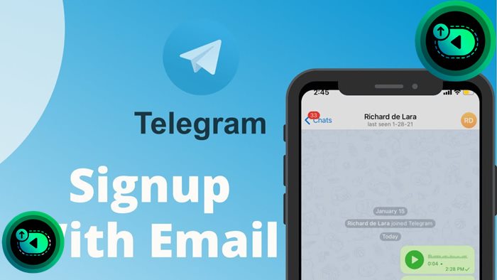 You need a telephone number to create a Telegram account